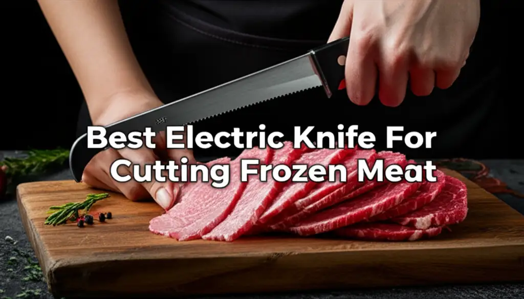 Struggling to slice frozen meat? We tested dozens of knives to find the best electric knife for cutting frozen meat for you. Get perfect cuts every time.