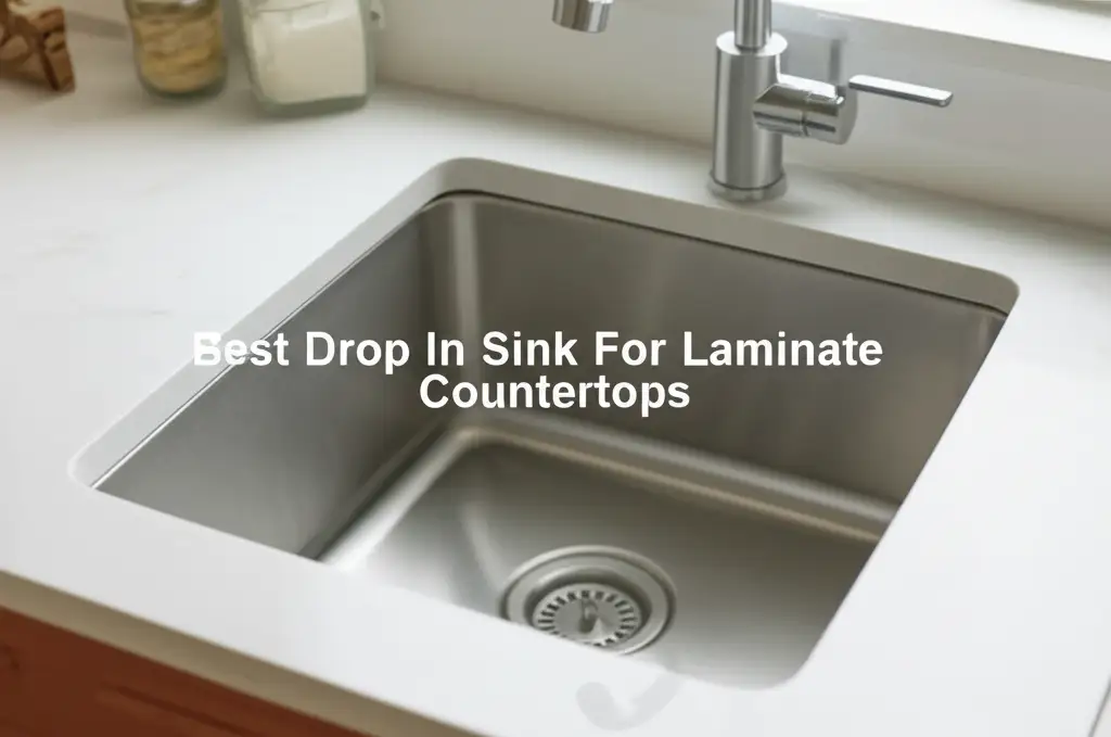 Searching for the best drop in sink for laminate countertops? We researched and tested top models to help you find the perfect fit for style, durability, and budget.