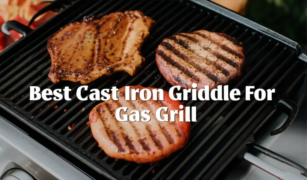 Searching for the best cast iron griddle for gas grill? We tested dozens to find top-rated models that deliver perfect sears and easy cleanup for you.