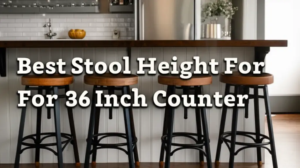 Searching for the perfect seating for your kitchen island? We tested dozens of options to help you find the best stool height for 36 inch counter.
