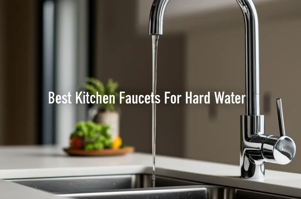 Struggling with hard water stains on your faucet? We've tested dozens of models to find the best kitchen faucets for hard water for you. Say goodbye to mineral buildup and enjoy a cleaner kitchen.