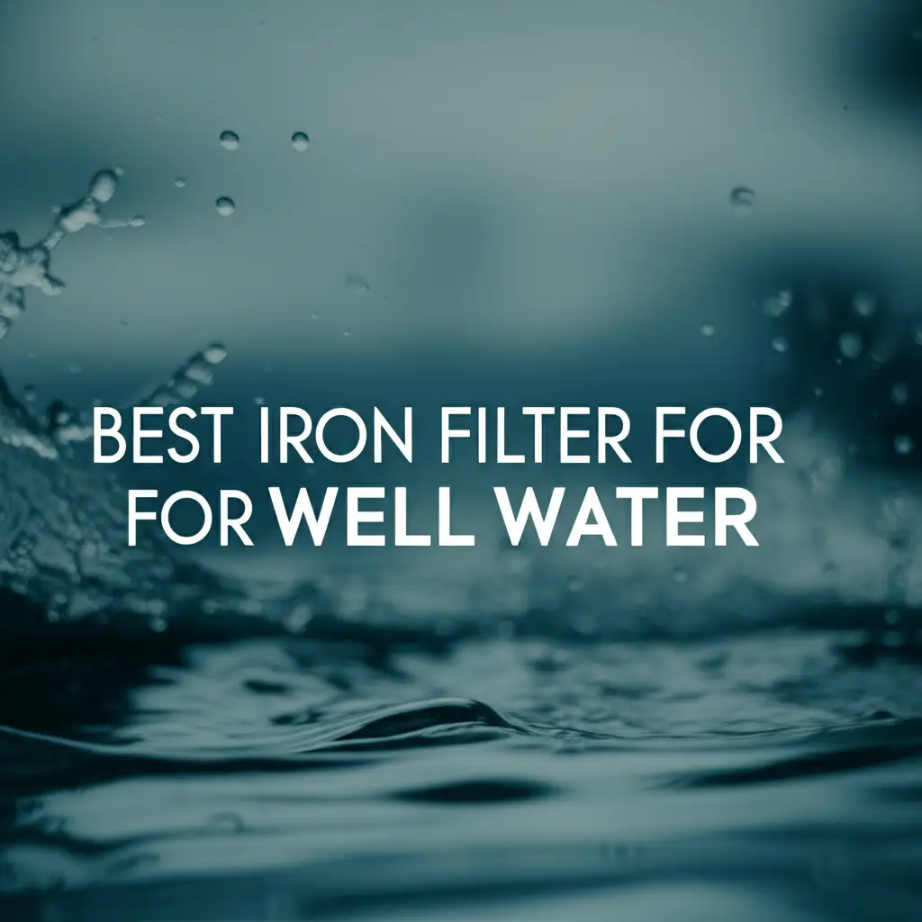 Tired of rusty water staining your fixtures? We tested the top iron filters for well water to find the most effective solutions. Get crystal-clear water and protect your plumbing.