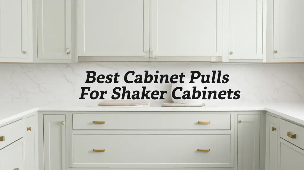 7 Best Cabinet Pulls For Shaker Cabinets 2025