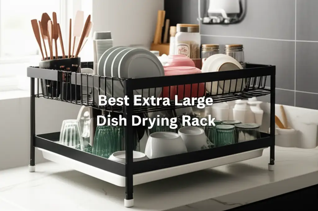 Tired of a wet, cluttered countertop? We tested dozens of extra large dish drying racks for space, durability, and drainage to help you find your perfect match.