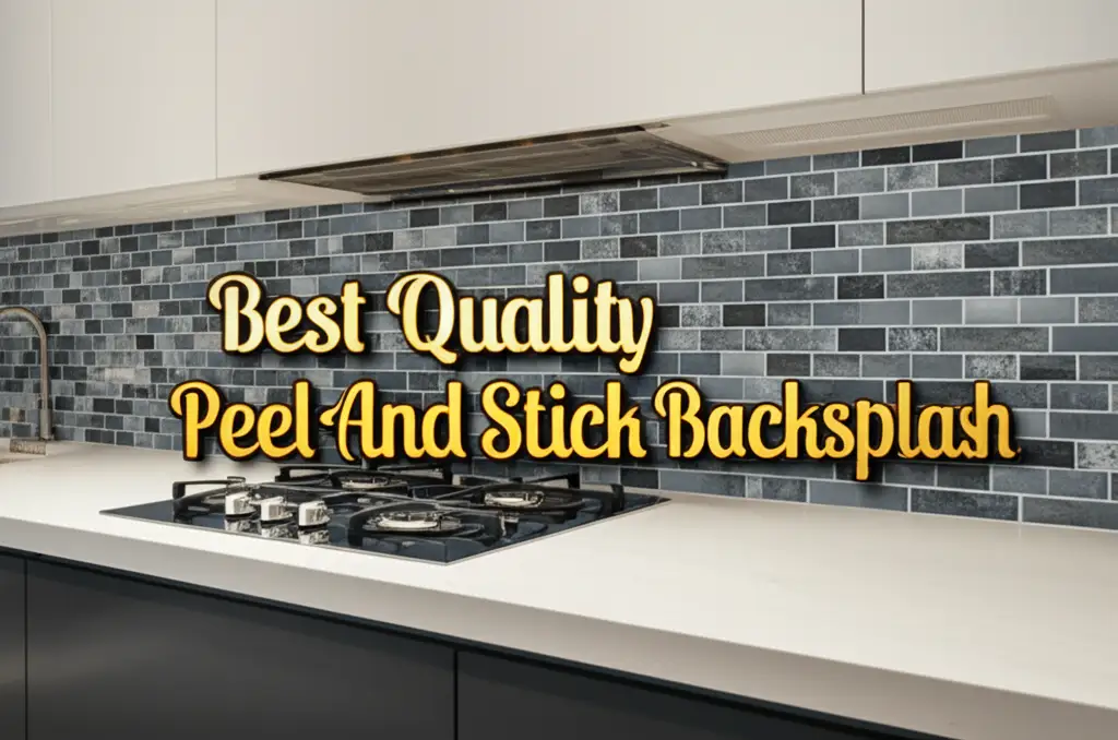 Tired of a dull kitchen? We've tested dozens of options to find the best quality peel and stick backsplash. Let us guide you to a fast, affordable, and stylish upgrade.