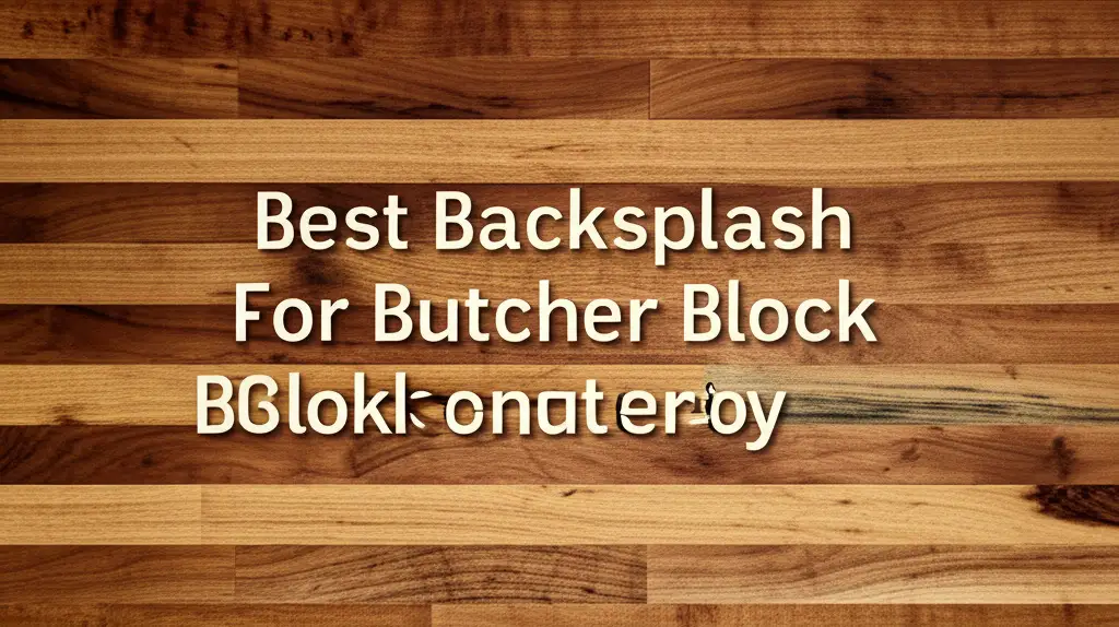 Searching for the perfect backsplash for butcher block countertops? We tested dozens of options to help you find the ideal match for your kitchen's style and function.