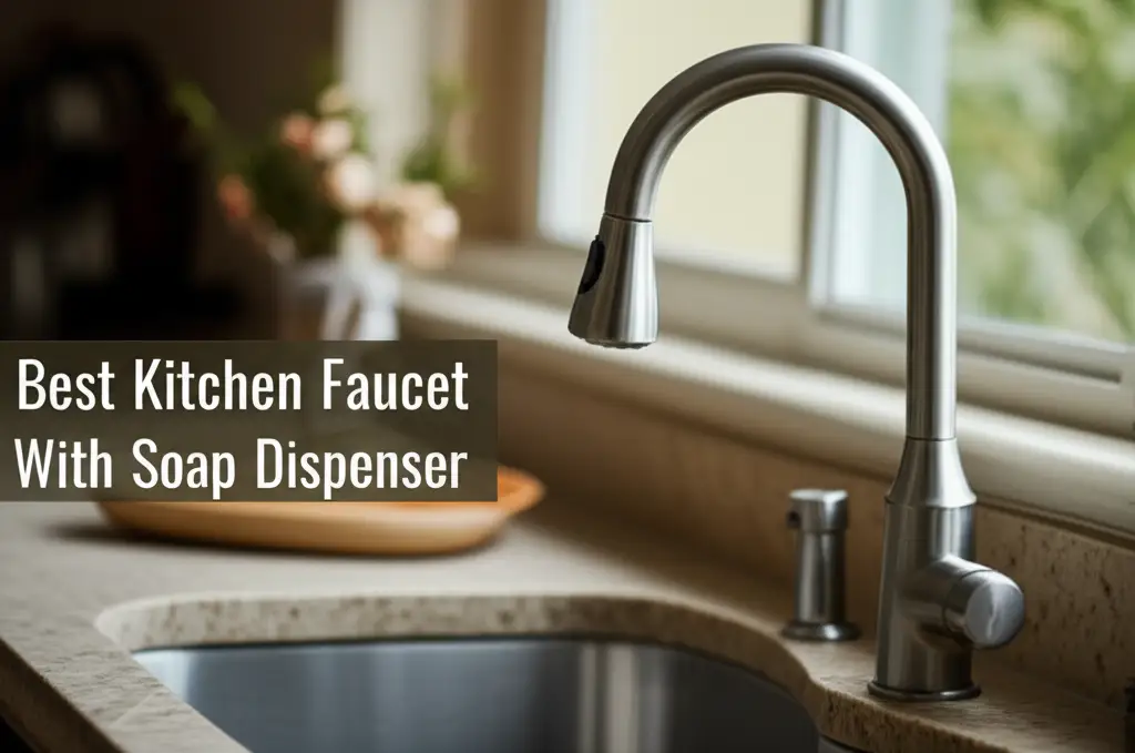 Searching for the best kitchen faucet with soap dispenser? We tested dozens to find top-rated models that will streamline your sink and elevate your kitchen.