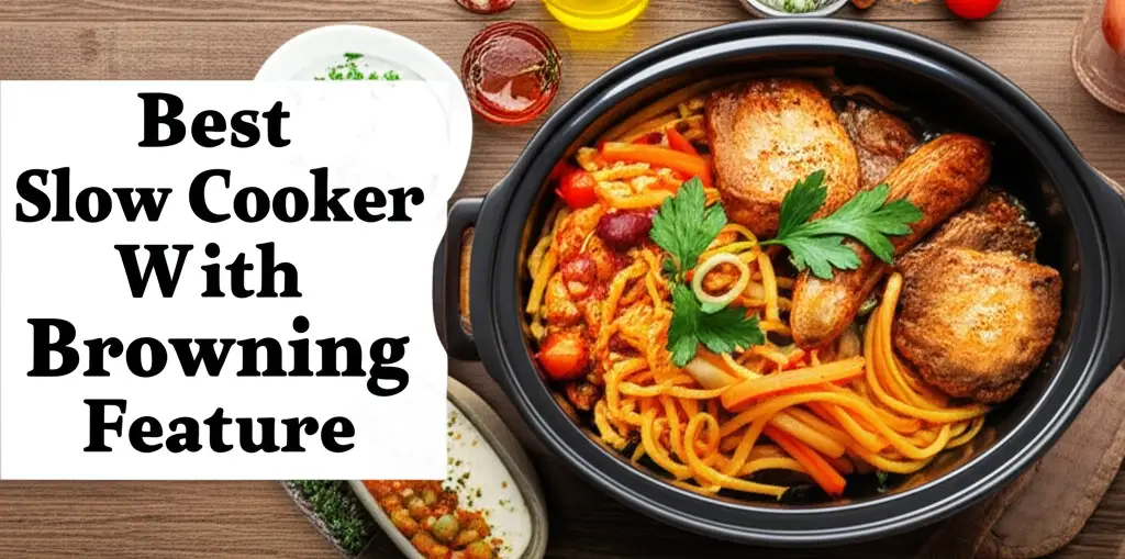 Tired of using a separate pan to brown meat? We tested dozens of models to find the best slow cooker with browning feature for you. Get deeper flavor with less cleanup.