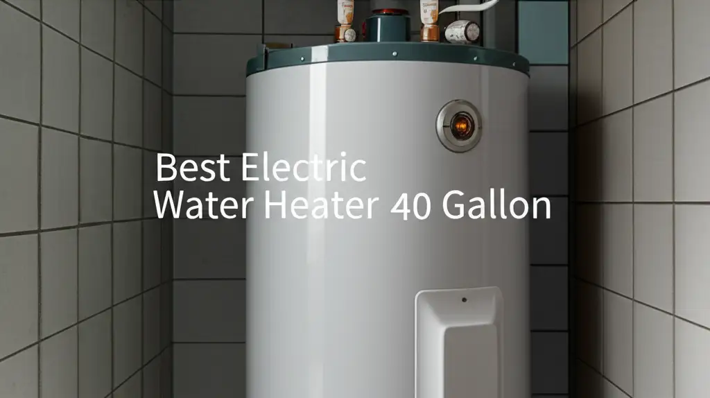 Tired of cold showers? We've tested dozens of models to find the best electric water heater 40 gallon for your home. Get consistent hot water and save on energy.