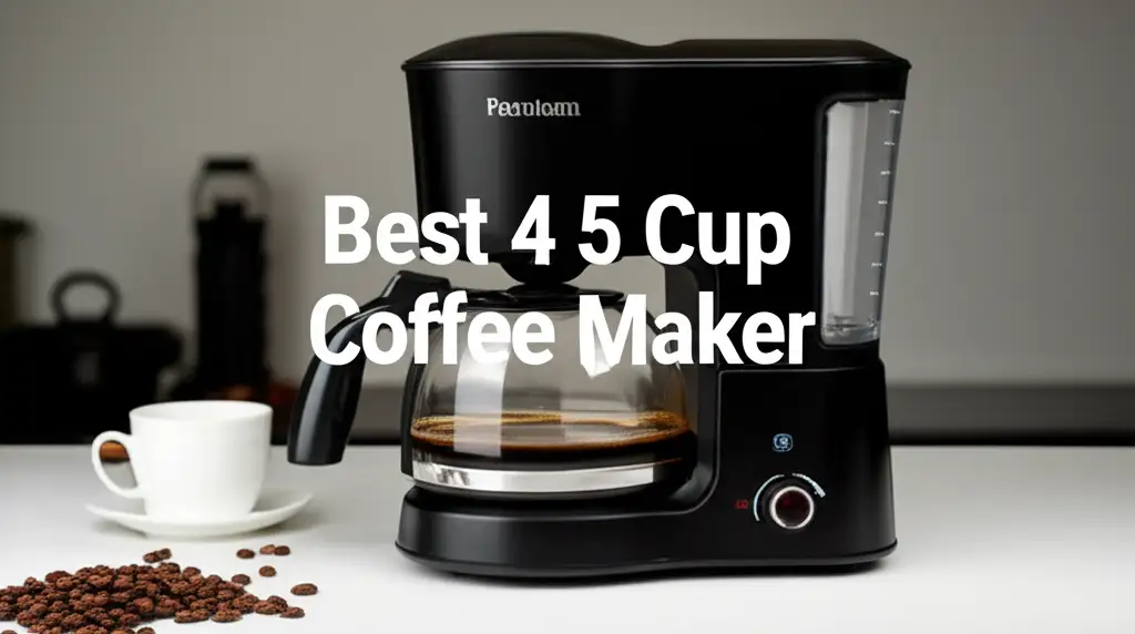 Looking for the perfect small coffee maker? We've tested dozens to find the best 4 5 cup coffee maker for your home or office. Brew your perfect cup today.