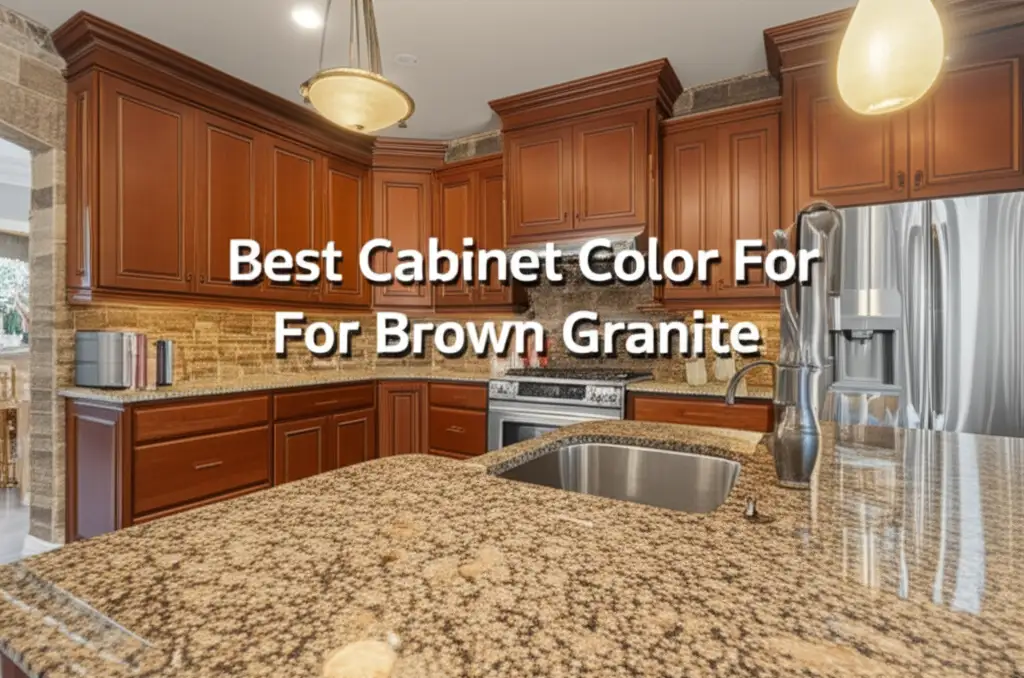 10 Best Cabinet Color For Brown Granite 2025