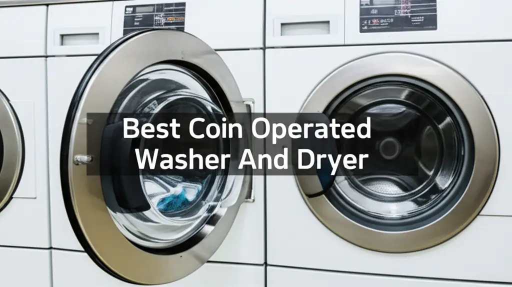 Best Coin Operated Washer And Dryer