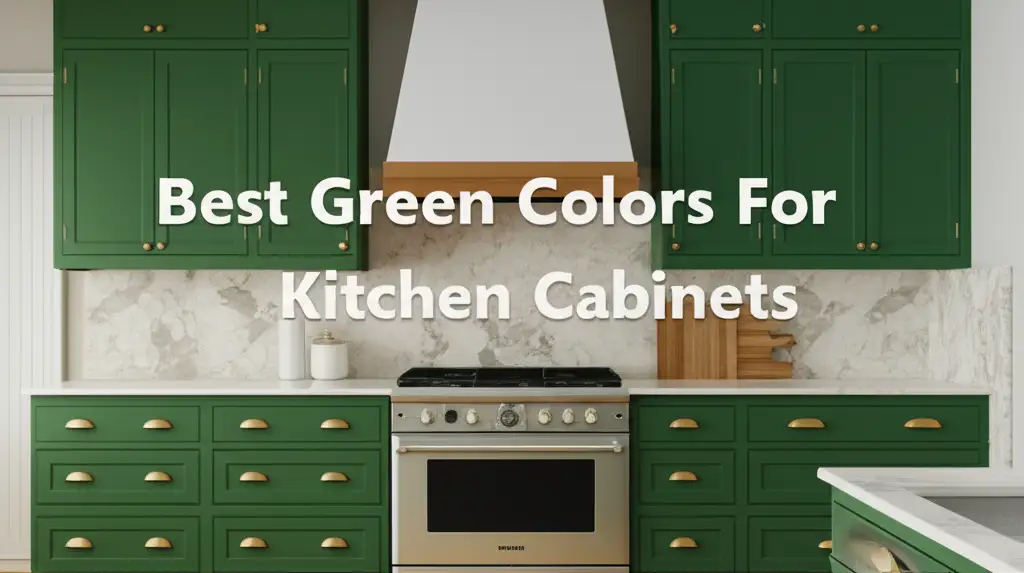 7 Best Green Colors For Kitchen Cabinets 2025