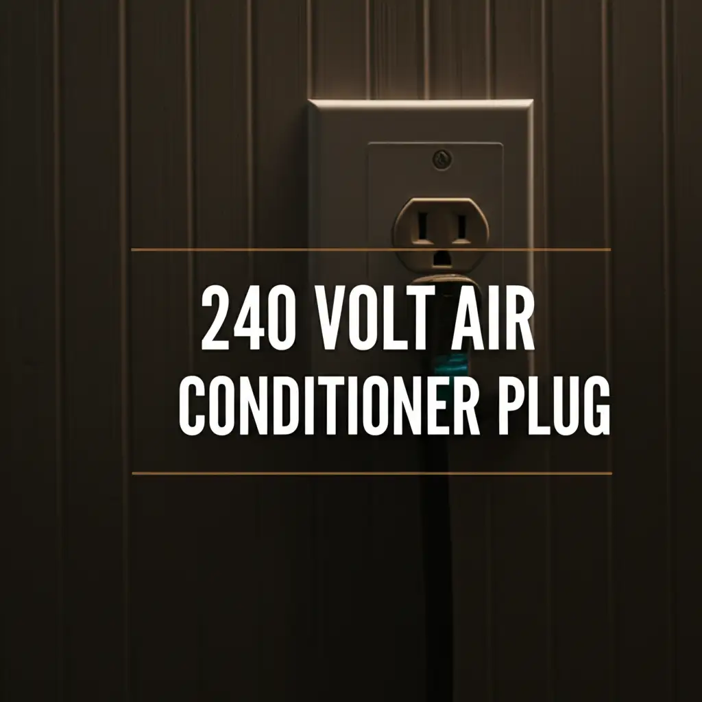 240 Volt Air Conditioner Plug