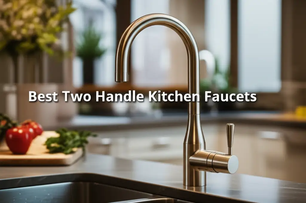 Searching for the best two handle kitchen faucets? We tested top models for performance and durability so you can find the perfect one for your kitchen.