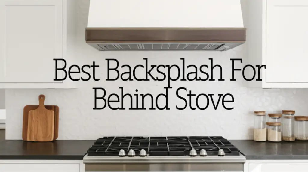 Tired of grease splatters? We tested dozens of products to find the best backsplash for behind stove. Discover durable and stylish options to protect your walls.