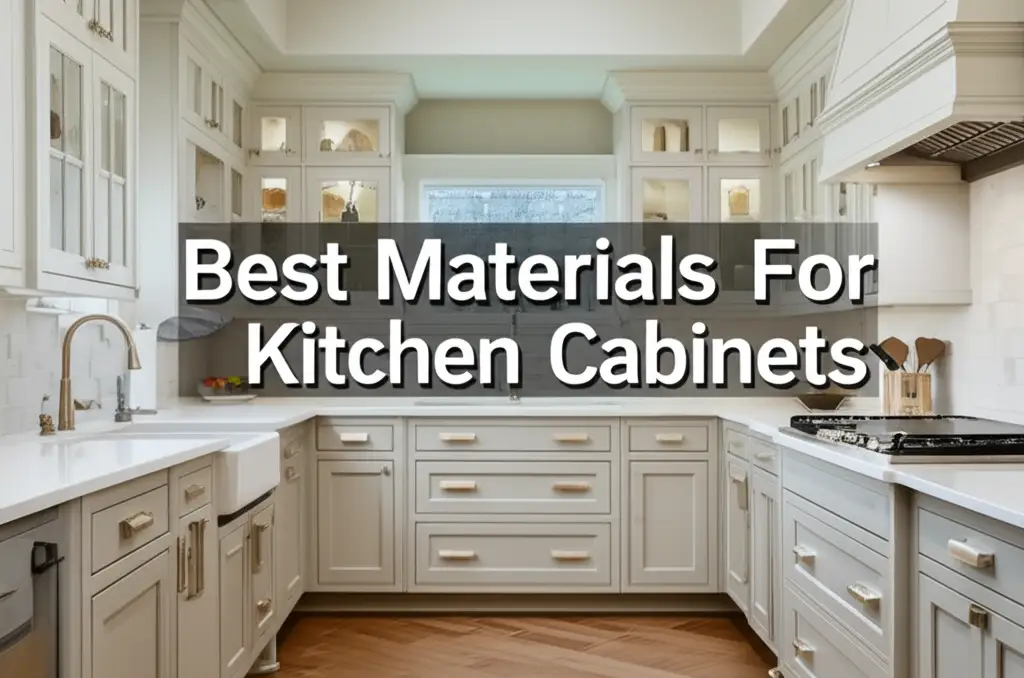 Tired of messy shelves? We researched and tested the best materials for kitchen cabinets for durability and ease of use to help you find the perfect solution.