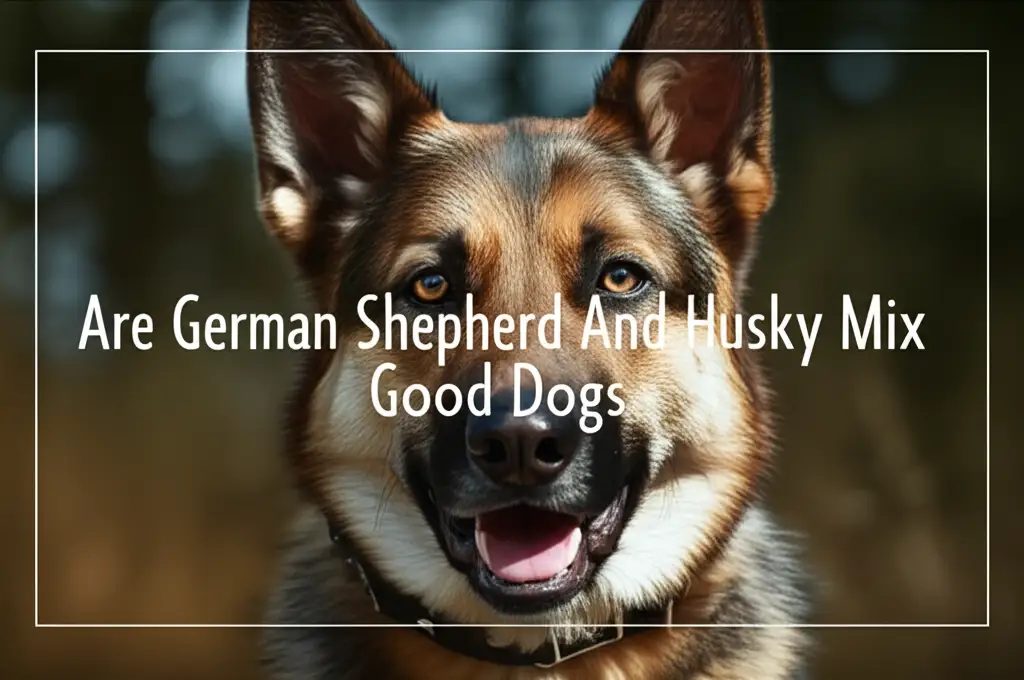 Are German Shepherd And Husky Mix Good Dogs