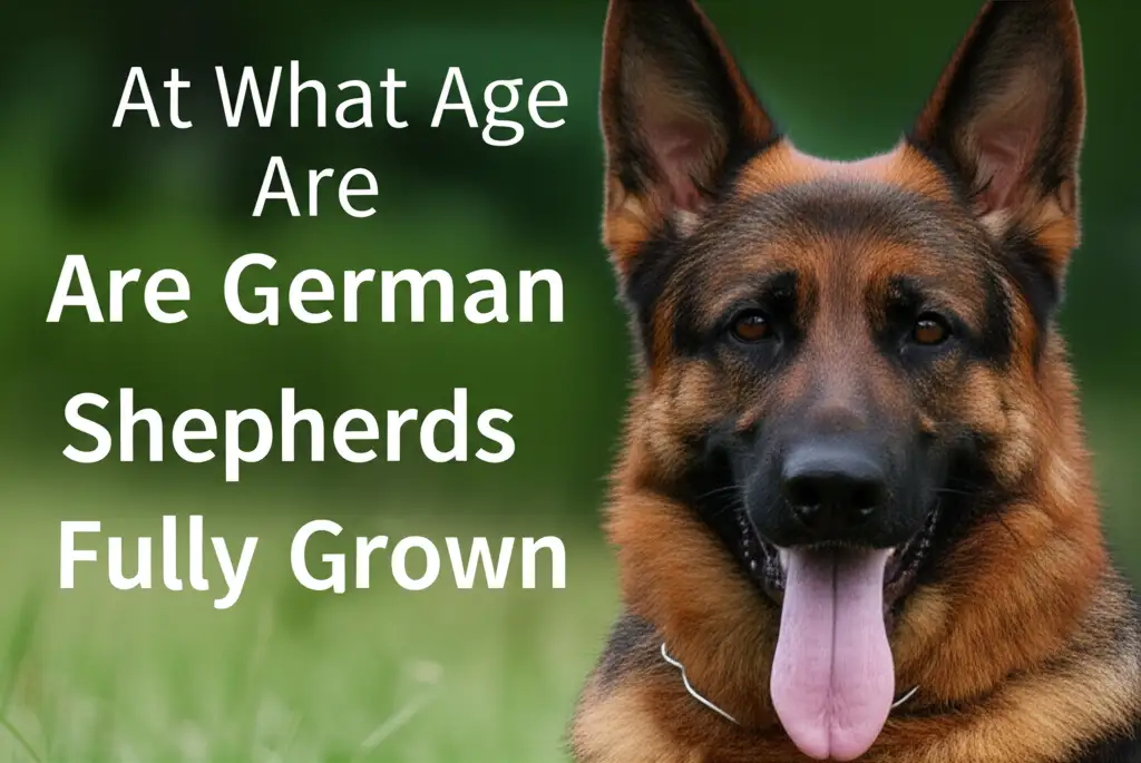 Discover when German Shepherds fully grow physically and mentally. Learn about their growth stages, nutritional needs, and behavioral development.