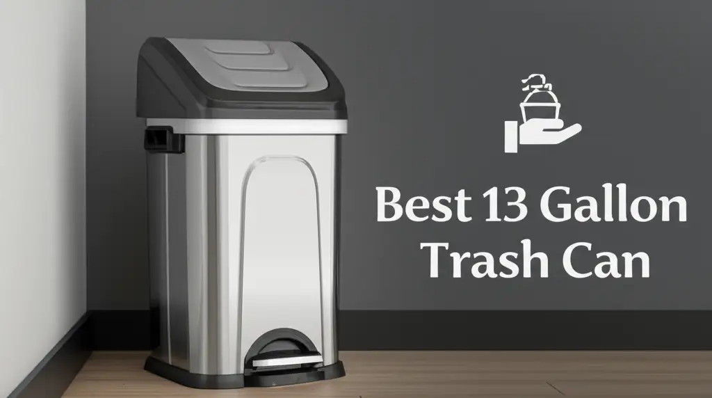 9 Best 13 Gallon Trash Cans for a Cleaner Kitchen