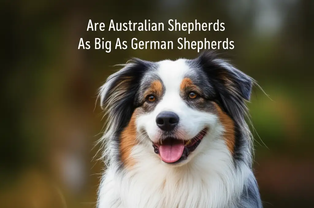 Are Australian Shepherds As Big As German Shepherds