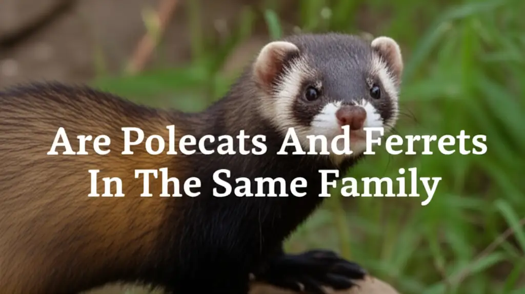 Are Polecats And Ferrets In The Same Family
