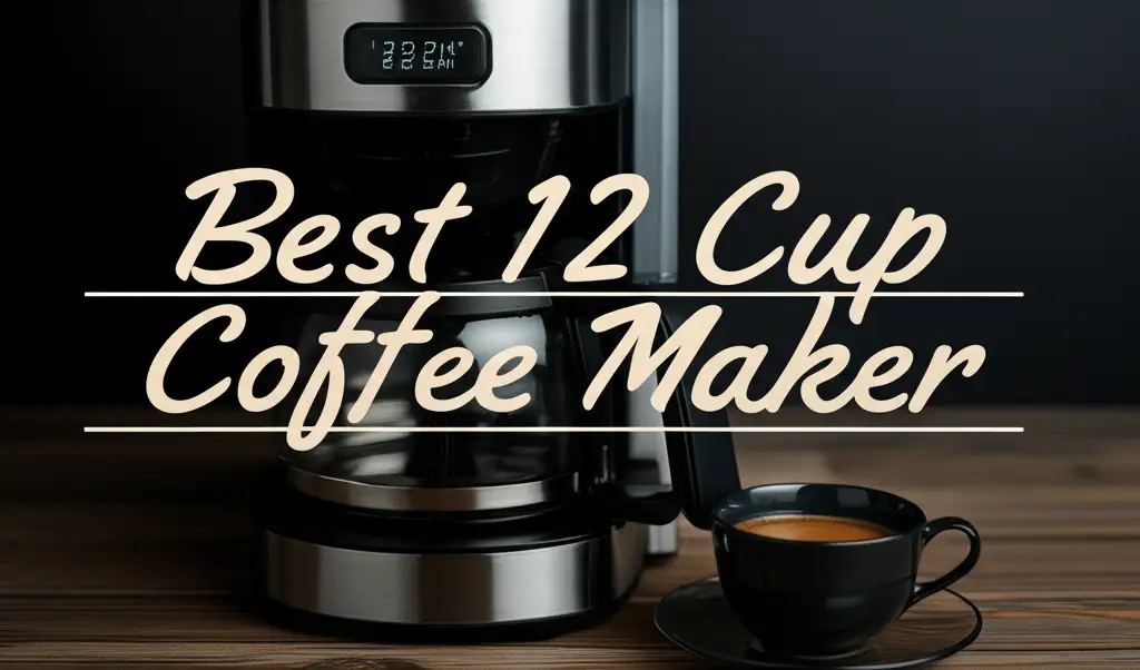 8 Best 12 Cup Coffee Makers for Your Morning Brew