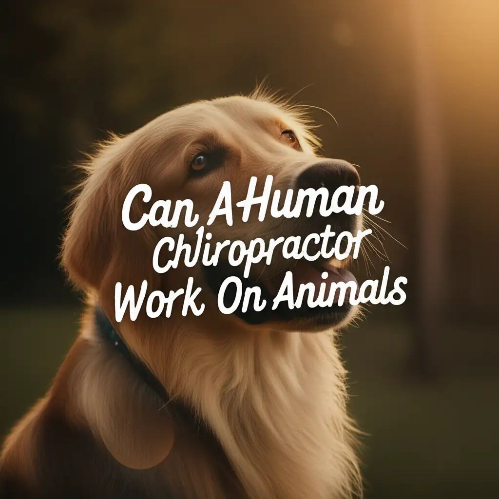 Can A Human Chiropractor Work On Animals