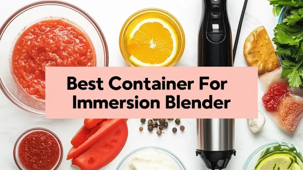 Searching for the perfect container for your immersion blender? We tested dozens of options to find the most durable and efficient models that prevent splatter and improve your blending experience.