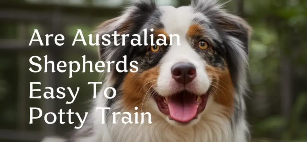 Are Australian Shepherds Easy To Potty Train
