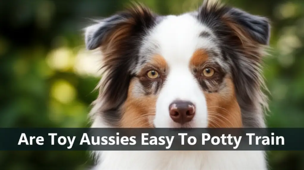 Are Toy Aussies Easy To Potty Train