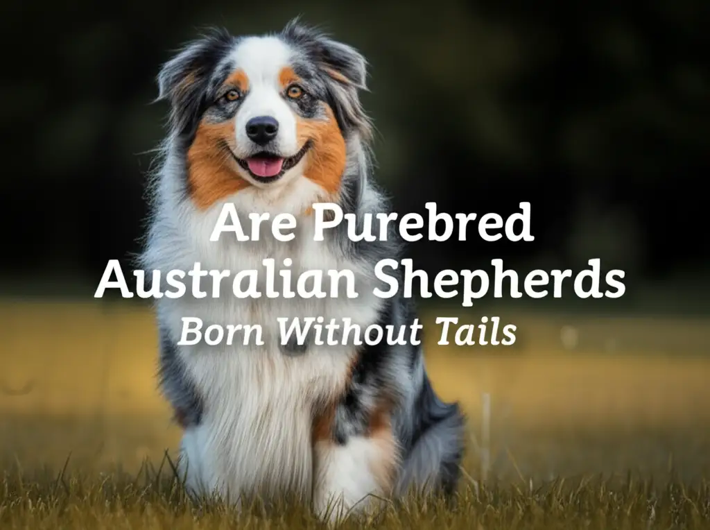 Are Purebred Australian Shepherds Born Without Tails