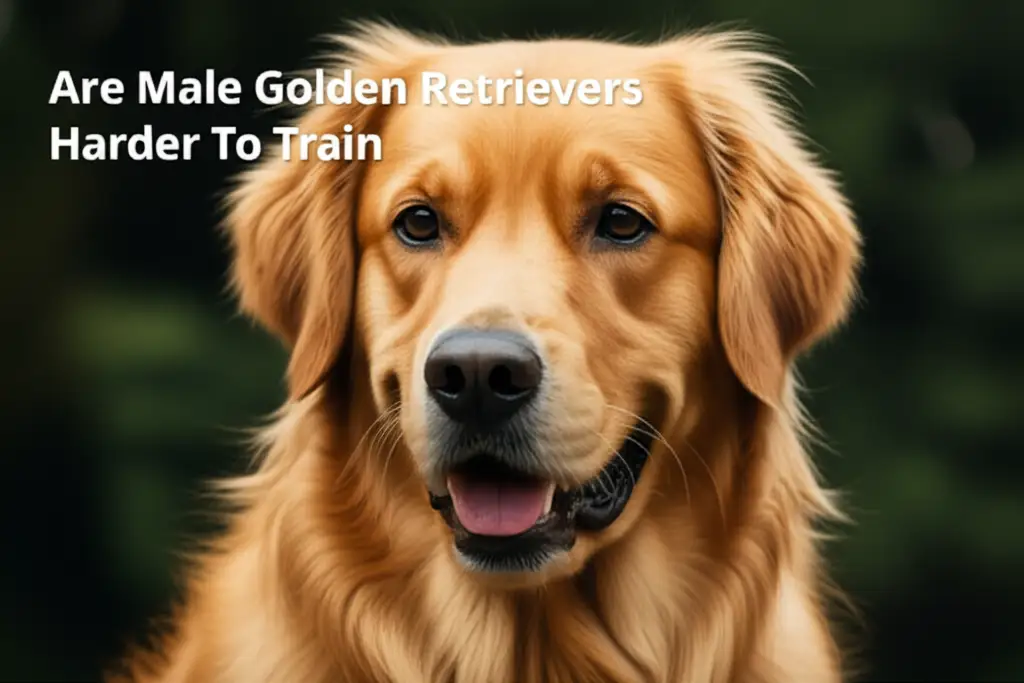 Are Male Golden Retrievers Harder To Train