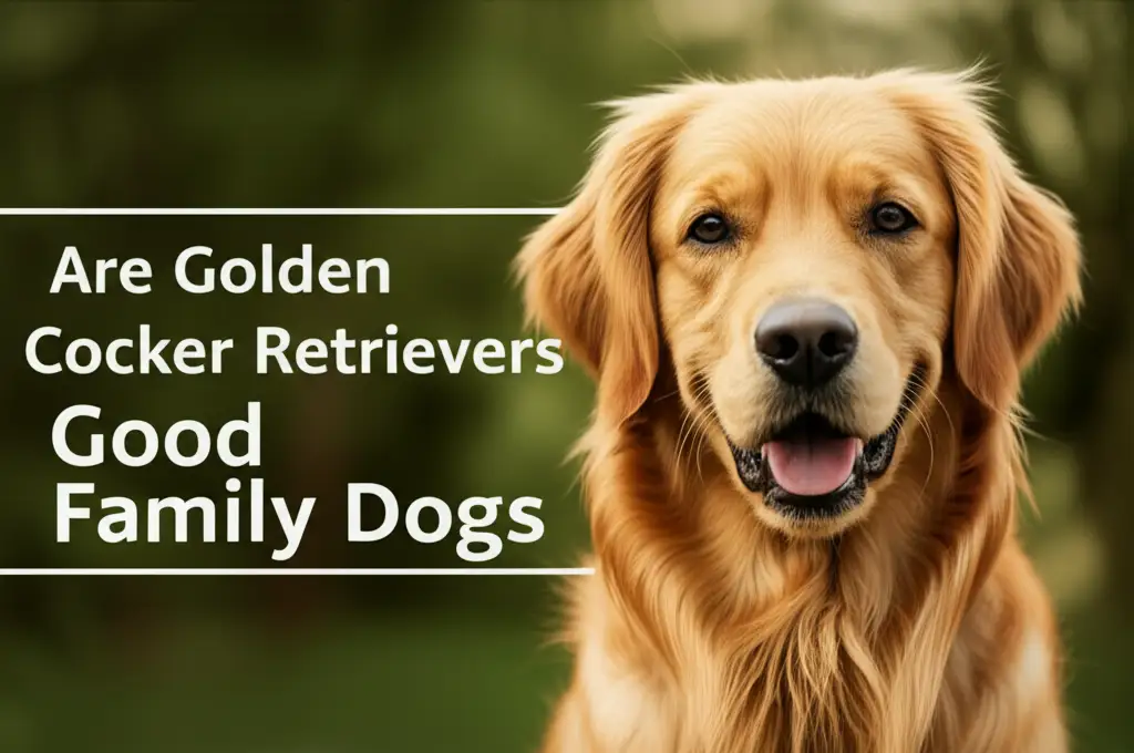 Are Golden Cocker Retrievers Good Family Dogs