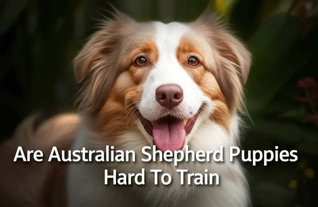 Are Australian Shepherd Puppies Hard To Train