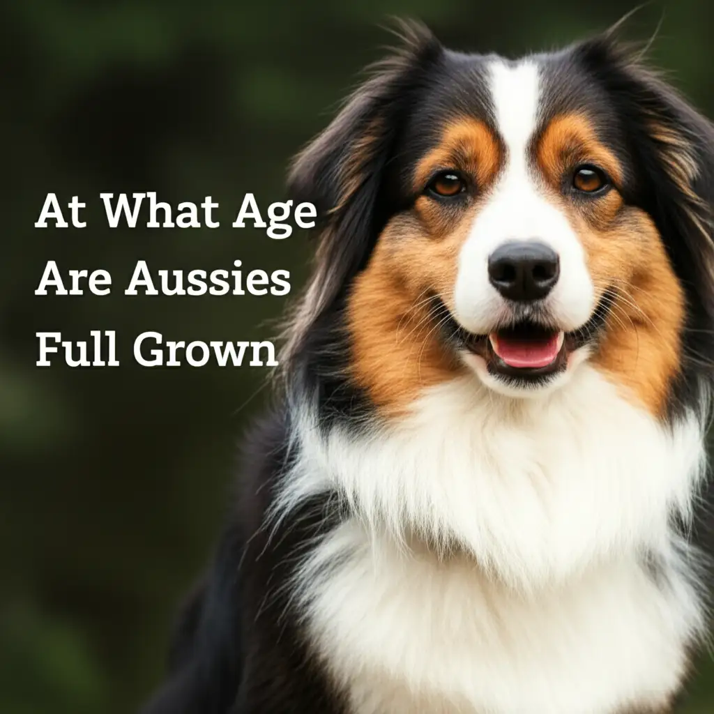 At What Age Are Aussies Full Grown