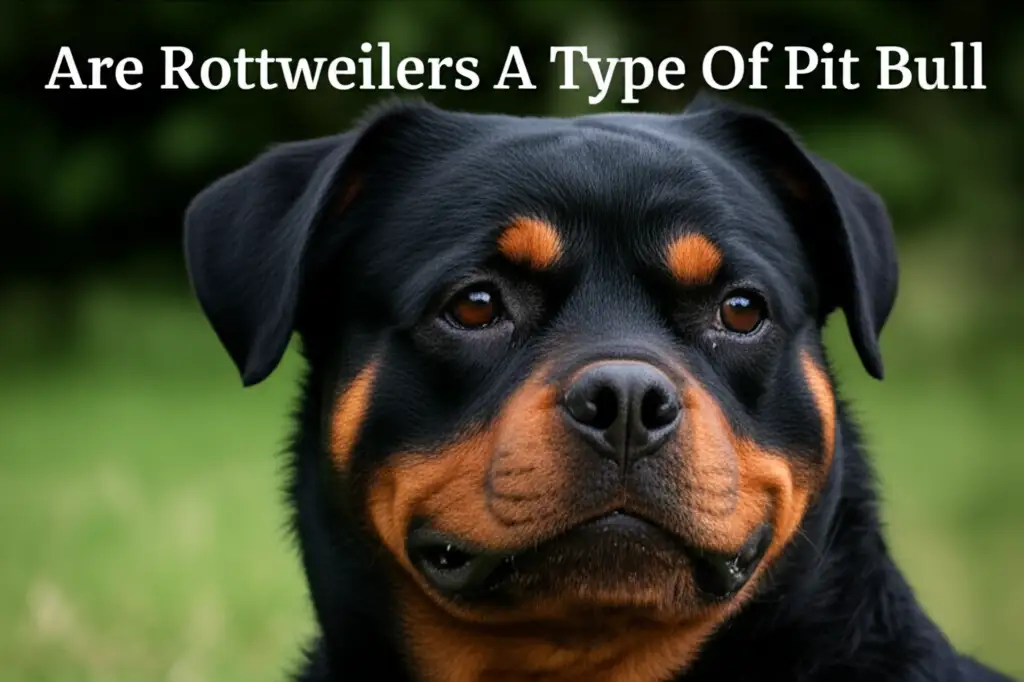 Are Rottweilers A Type Of Pit Bull