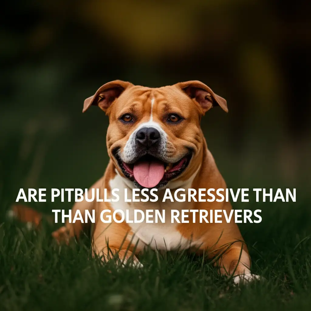 Are Pitbulls Less Aggressive Than Golden Retrievers