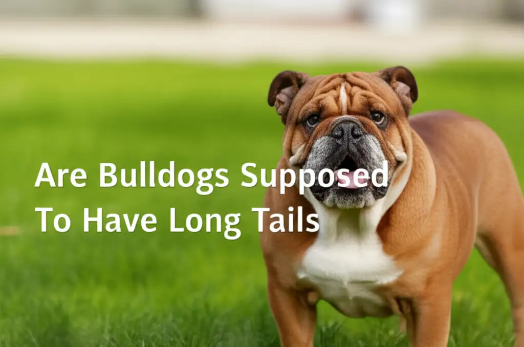 Are Bulldogs Supposed To Have Long Tails
