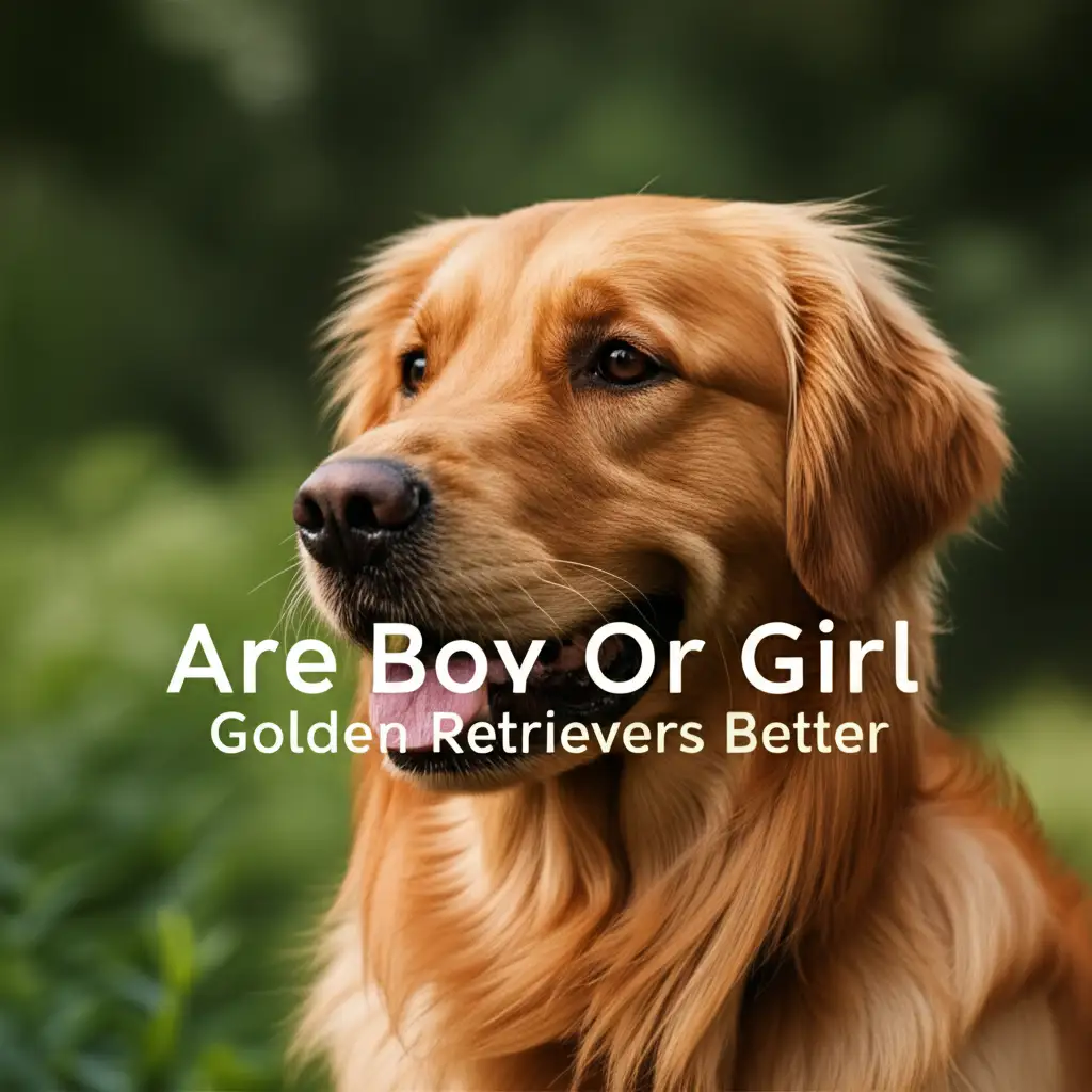 Are Boy Or Girl Golden Retrievers Better
