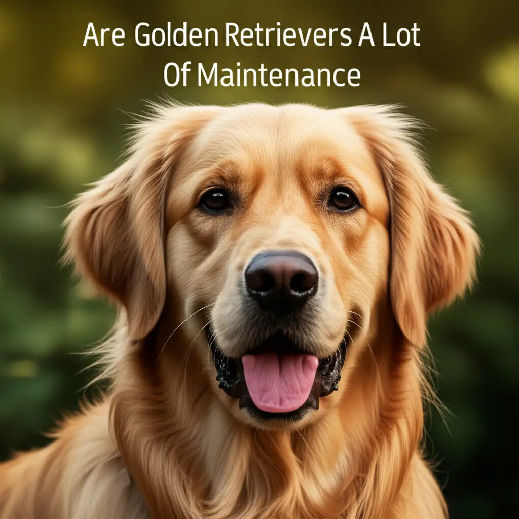 Are Golden Retrievers A Lot Of Maintenance