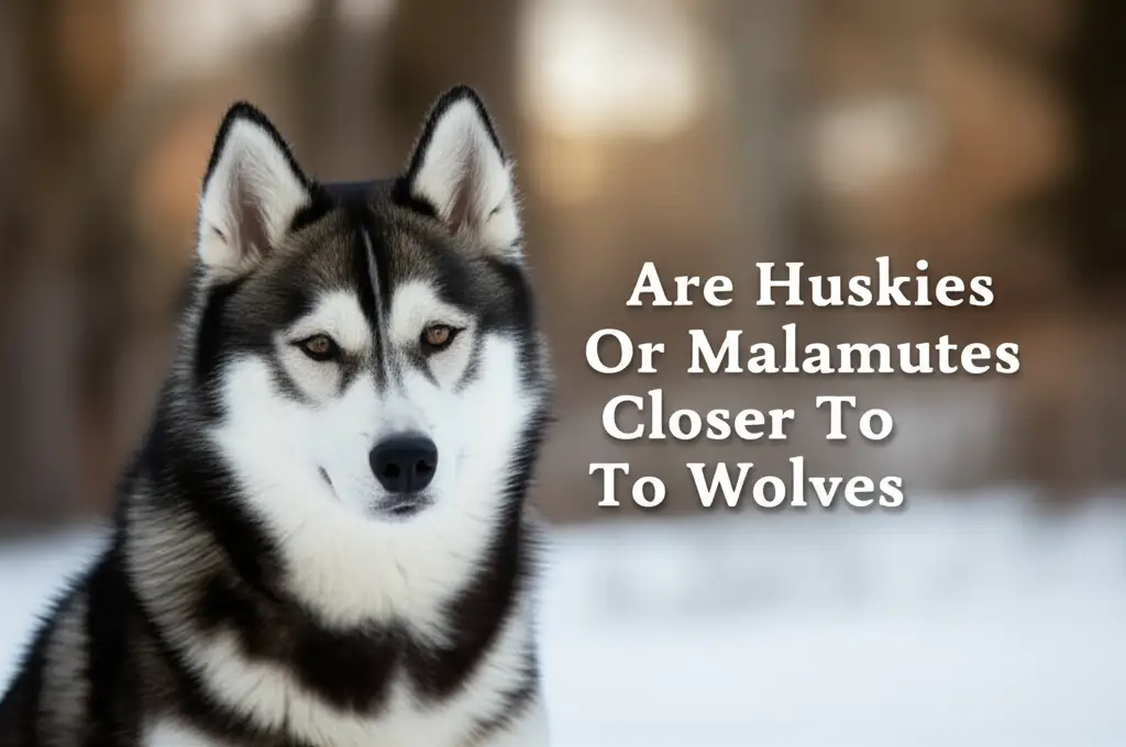 Are Huskies Or Malamutes Closer To Wolves