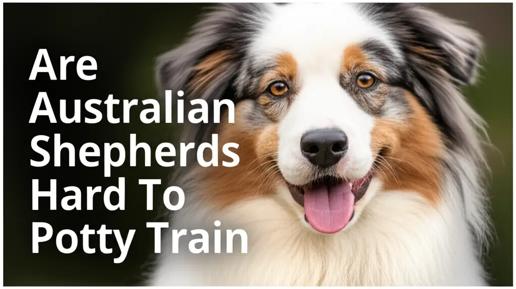 Are Australian Shepherds Hard To Potty Train