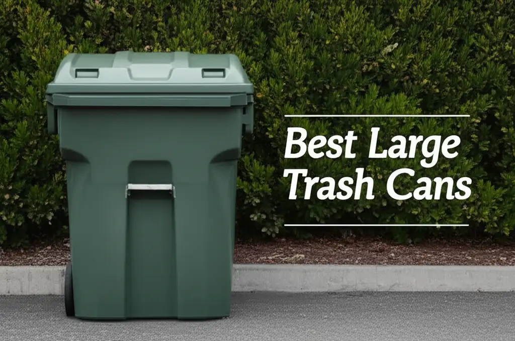 10 Best Large Trash Cans Reviewed for 2025