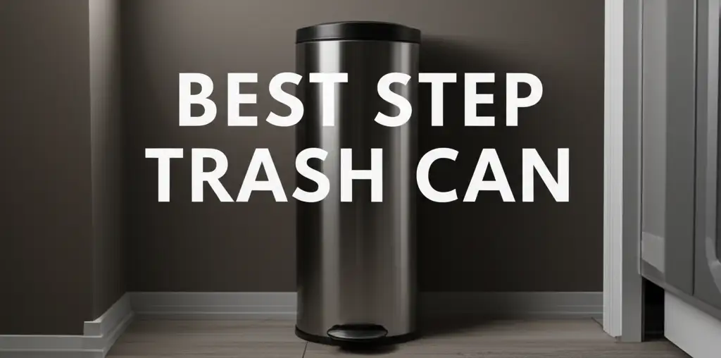 8 Best Step Trash Cans for a Cleaner Home in 2025