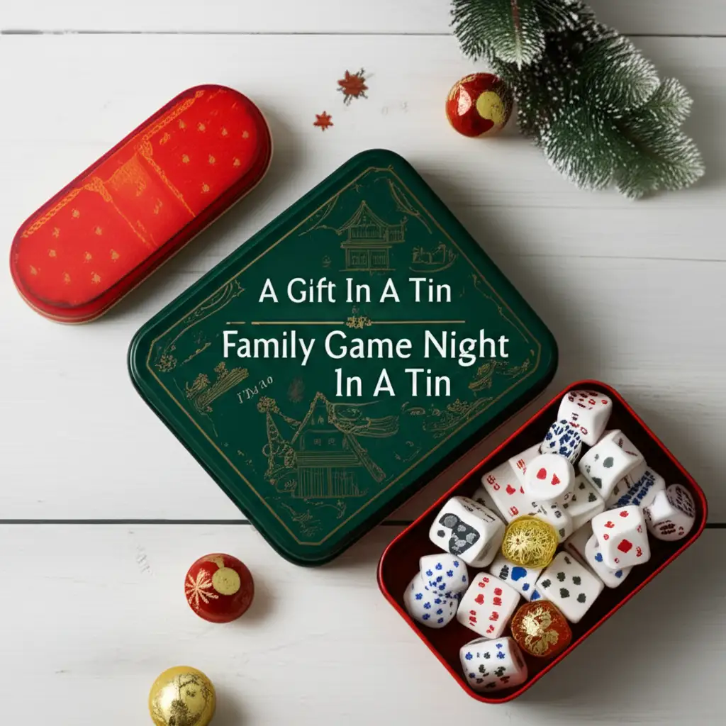 A Gift In A Tin Family Game Night In A Tin
