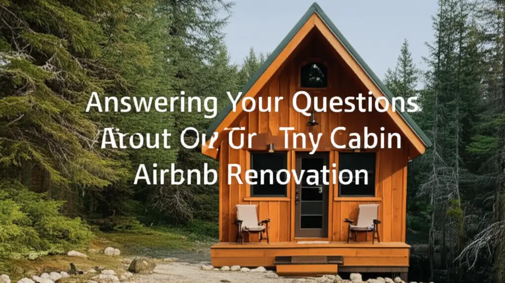 Answering Your Questions About Our Tiny Cabin Airbnb Renovation