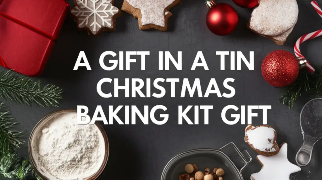 A Gift In A Tin Christmas Baking Kit Gift