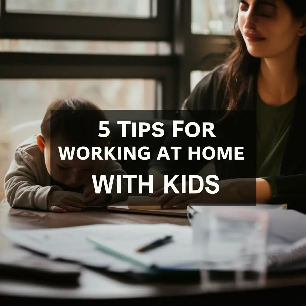 5 Tips For Working At Home With Kids
