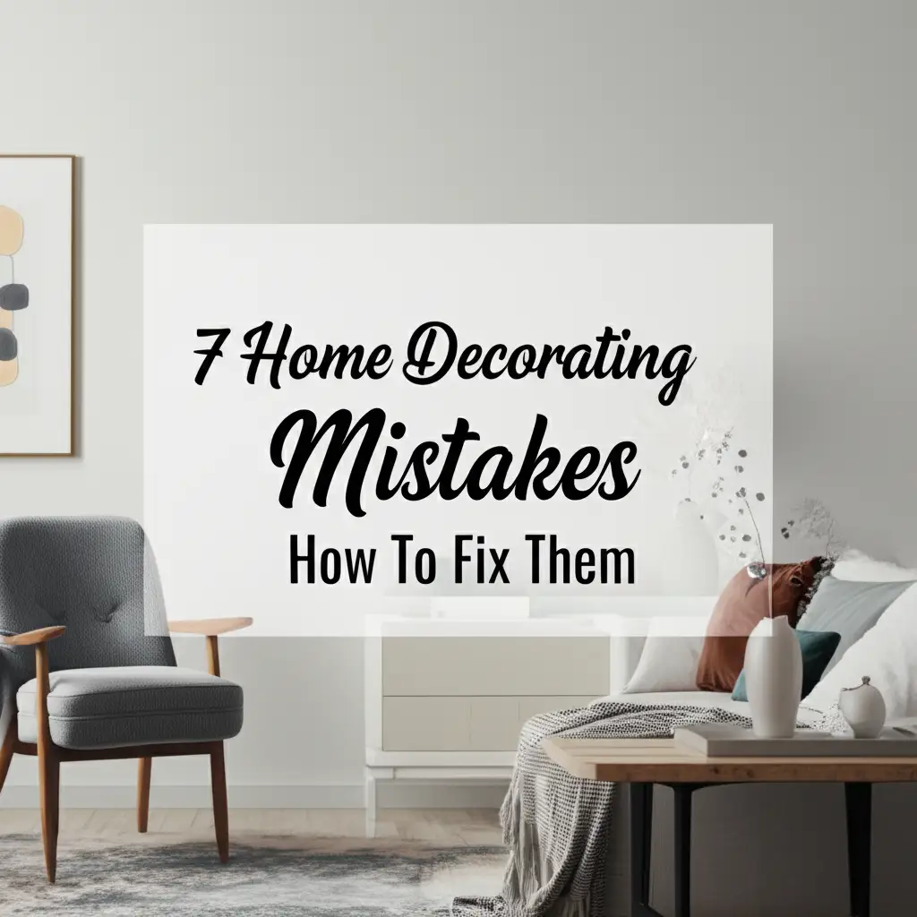 7 Home Decorating Mistakes How To Fix Them